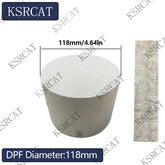 Cordierite Diesel Particulate Filter Cordierite DPF Diesel Particulate Filter for Diesel Engine Emission Diameter 118mm - SHANGHAI KESAIRAY AUTO PARTS CO LTD